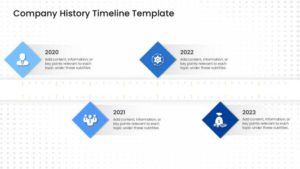 Company History Timeline Template for PowerPoint and Google Slides