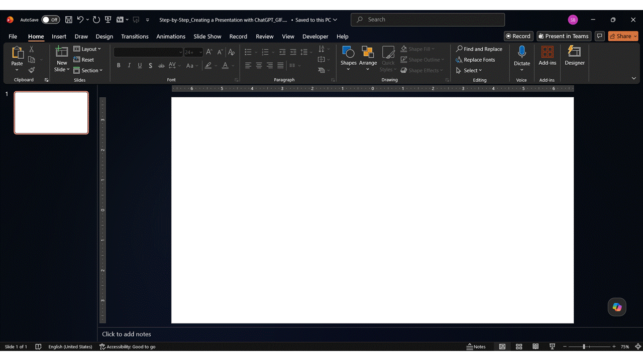 Step-by-Step: Creating a Presentation with ChatGPT
