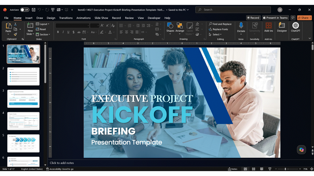 How to Shuffle PowerPoint Slides with Drag and Drop: Method 1