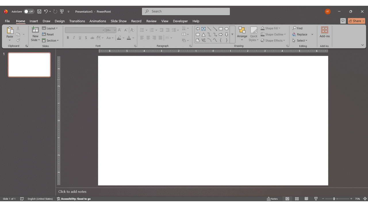 Here is how to insert an Arrow Symbol in PowerPoint: Method 2