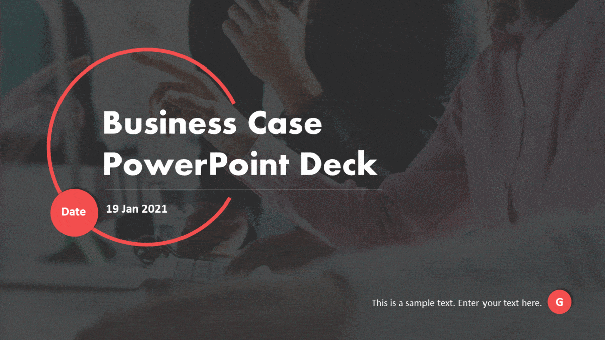 Example of Business Case Presentation Theme