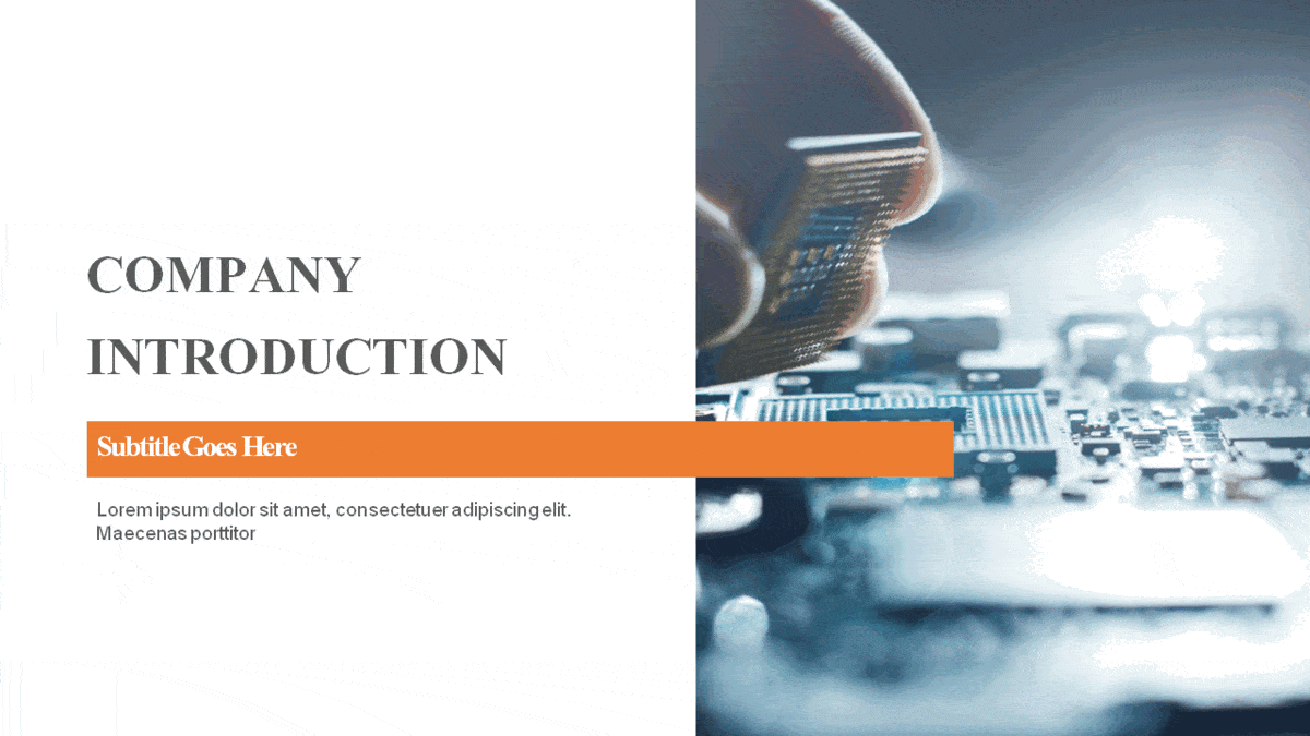 Explore Company Profile templates