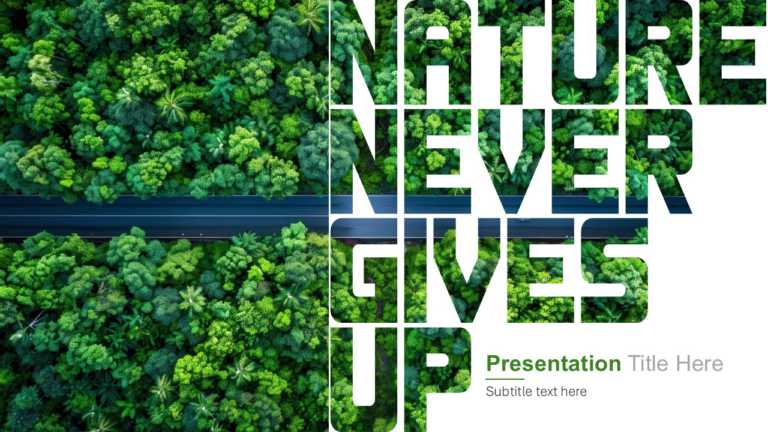 Animated Environmental Presentation Theme PowerPoint And Google Slides Template