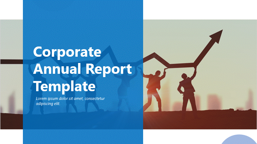 Investor Relations Annual Report PowerPoint and Google Slides Deck