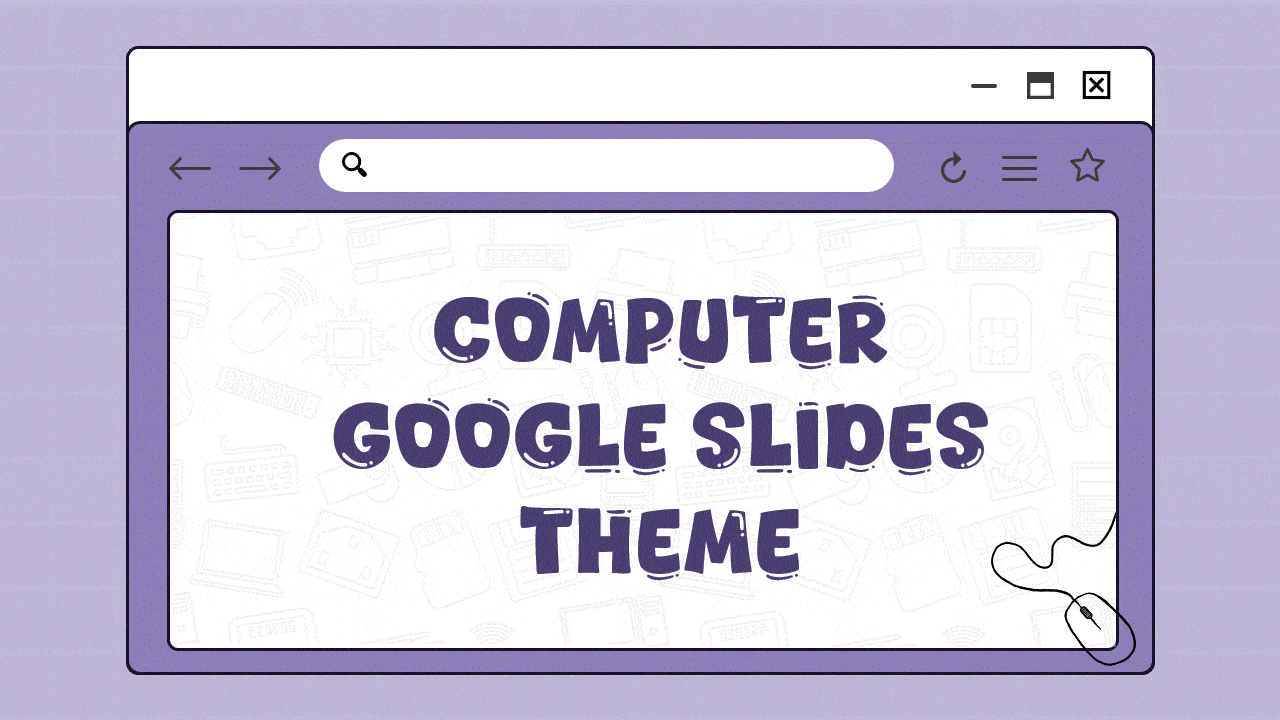 Computer PowerPoint and Google Slides Theme