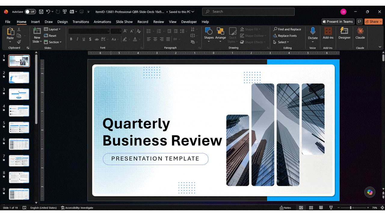 PowerPoint paste options for a timeline slide showing Use Destination Theme and Keep Source Formatting.