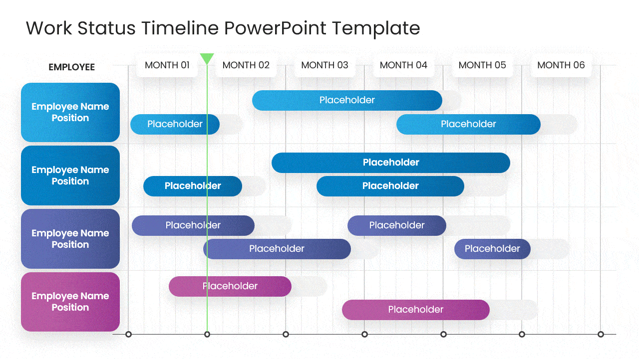 Gantt Chart PowerPoint and Google Slides for project timelines