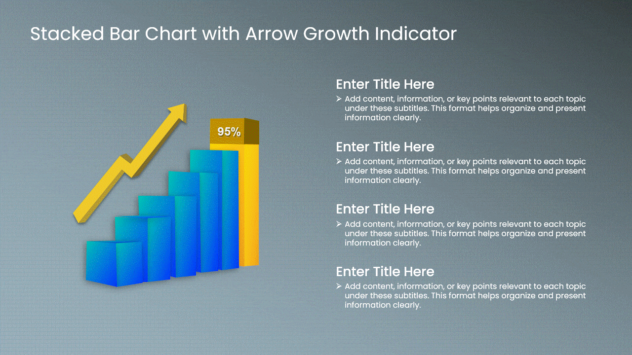 Get this collection of Stacked Bar Chart PowerPoint and Google Slides