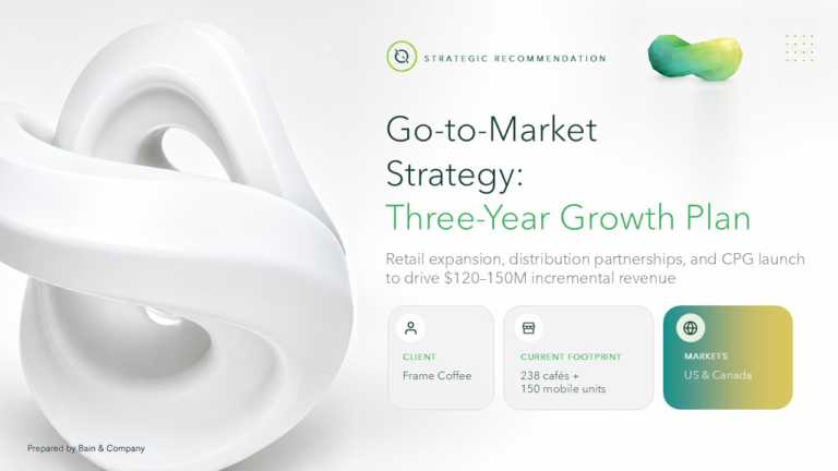 Go To Market 3 Year Growth Plan PowerPoint And Google Slides Template