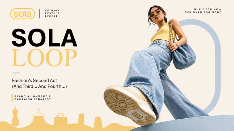 Sustainable Fashion Campaign Strategy PowerPoint And Google Slides Template