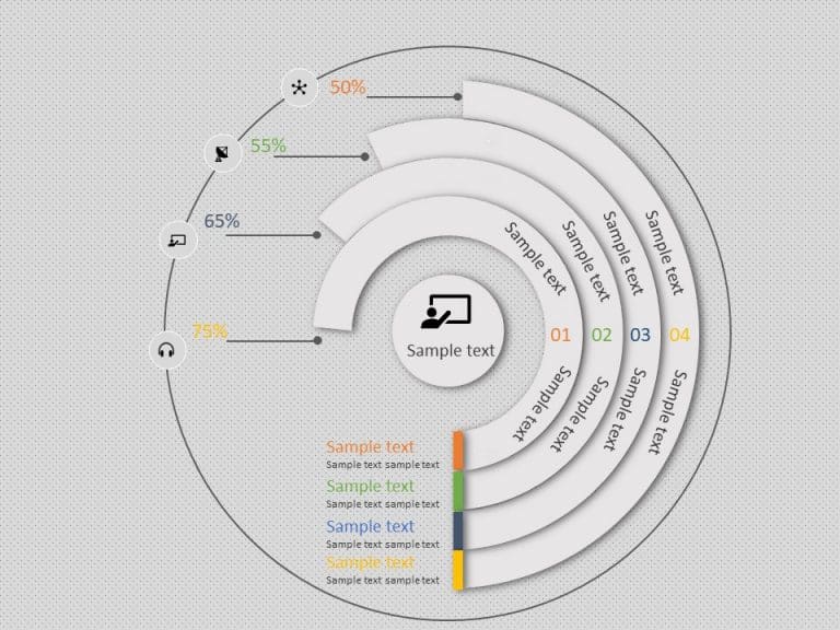 Company Market Share PowerPoint Template & Google Slides Theme