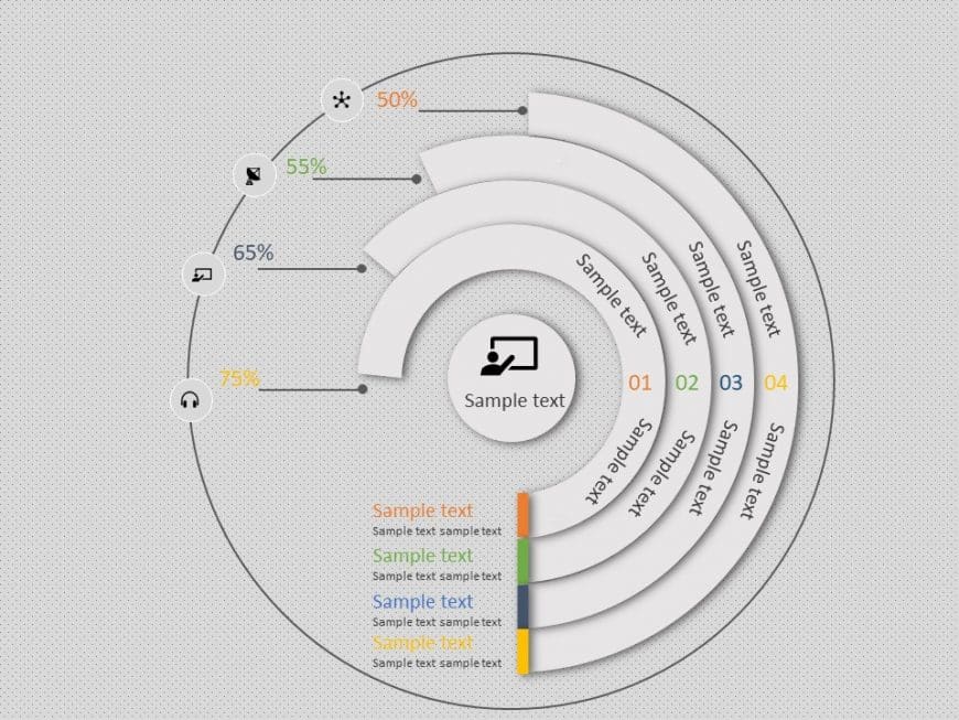 Company Market Share PowerPoint Template