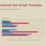 Vertical Bar Graph Healthcare Trends PowerPoint Template