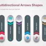 Multidirectional Arrows Shapes