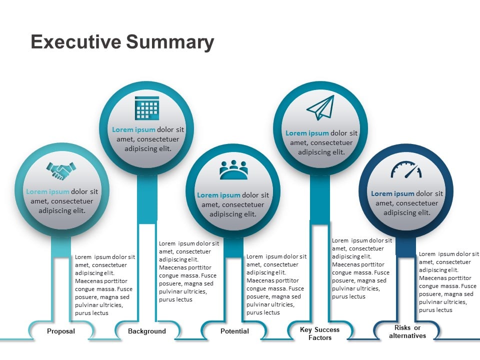 executive summary powerpoint presentation template