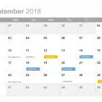 Calendar PowerPoint Template & Google Slides Theme 2