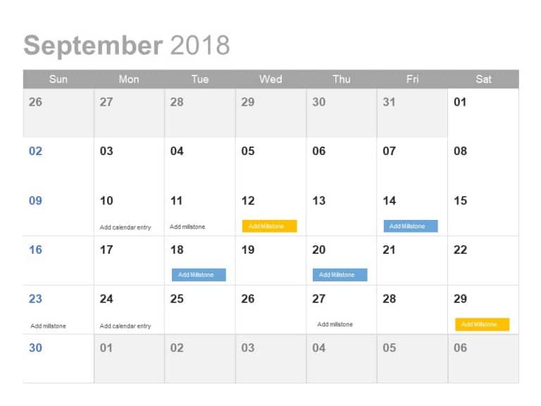 Calendar PowerPoint Template