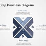 4 Steps Business Diagram