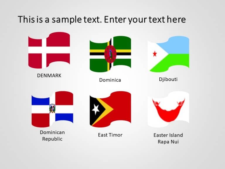 Country flags PowerPoint Template | SlideUpLift