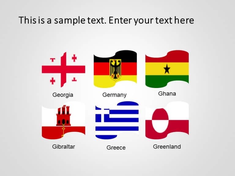 Country flags PowerPoint Template | SlideUpLift