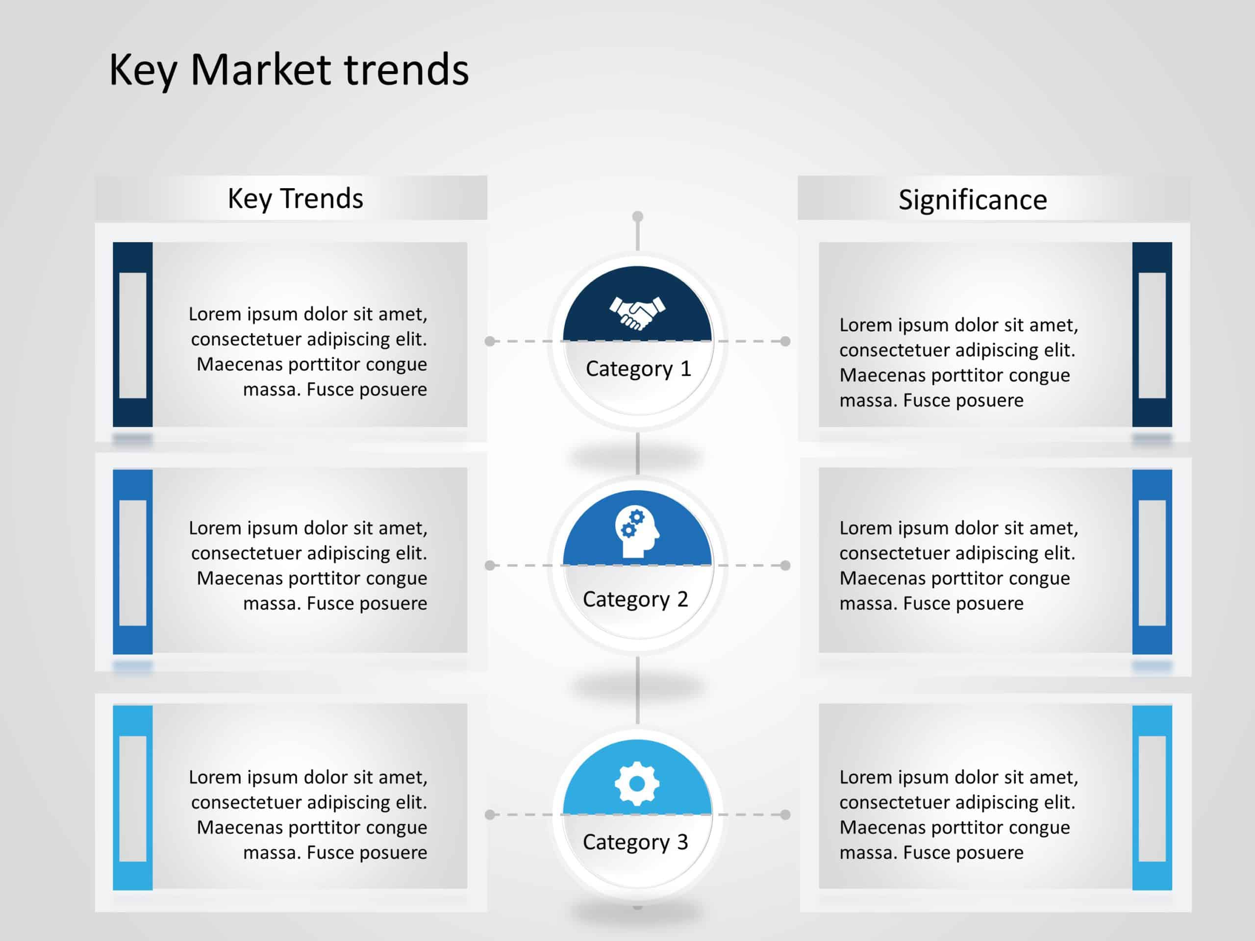 Key market trends 1 PowerPoint Template