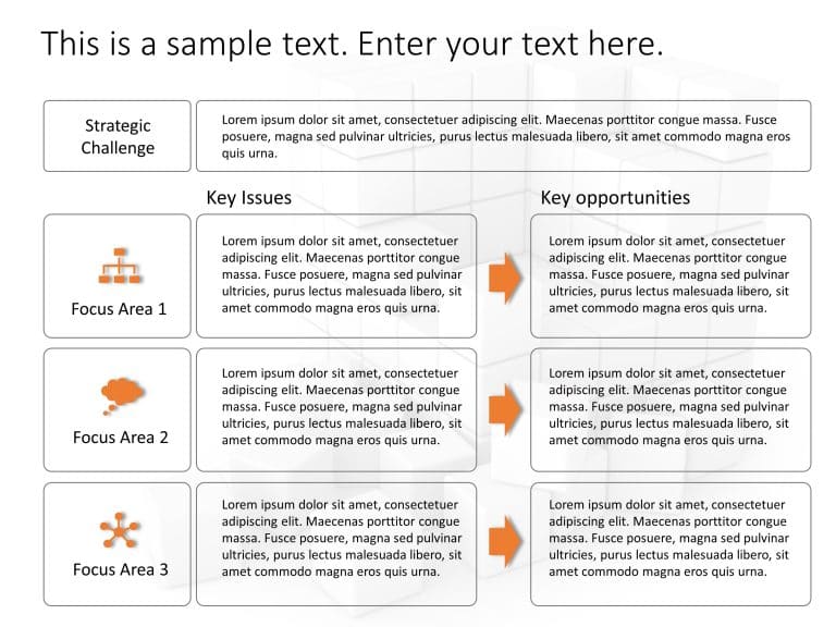 Key Issues And Opportunities 2 PowerPoint Template & Google Slides Theme