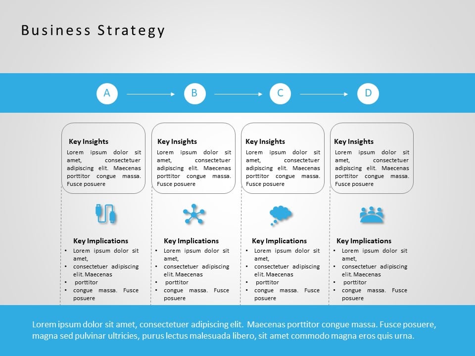 Free Business Strategy 3 PowerPoint Template