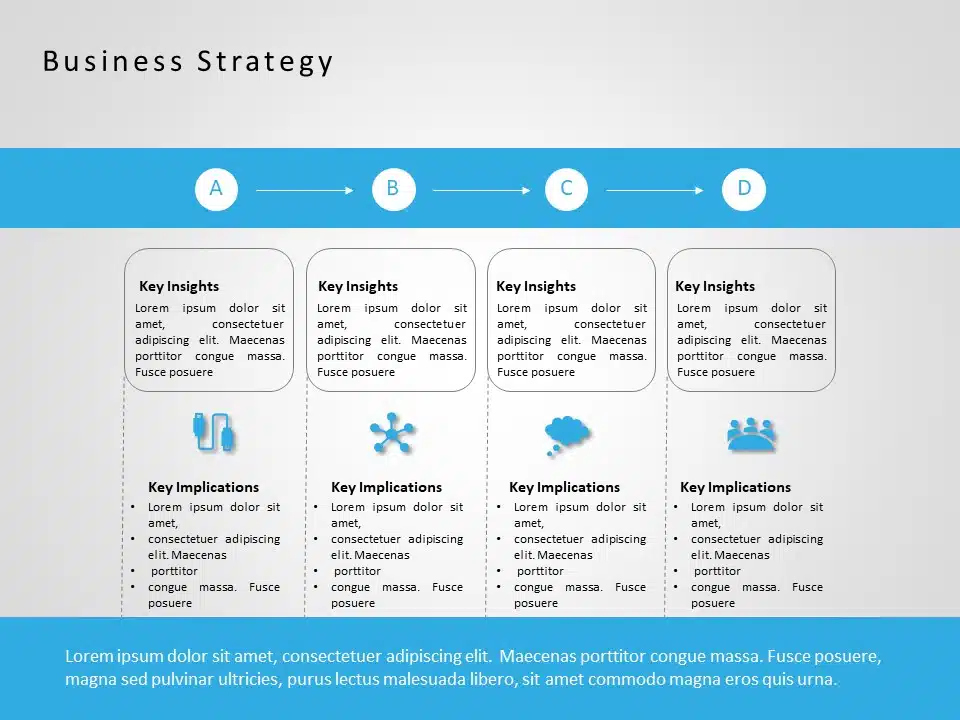 Free Business Strategy 3 PowerPoint Template & Google Slides Theme