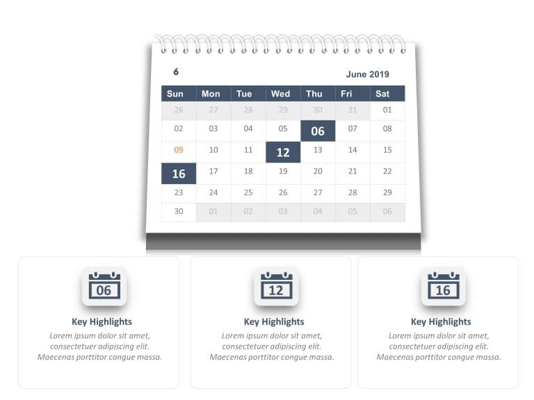 Calendar PowerPoint Template 7 | Calendar PowerPoint Templates ...