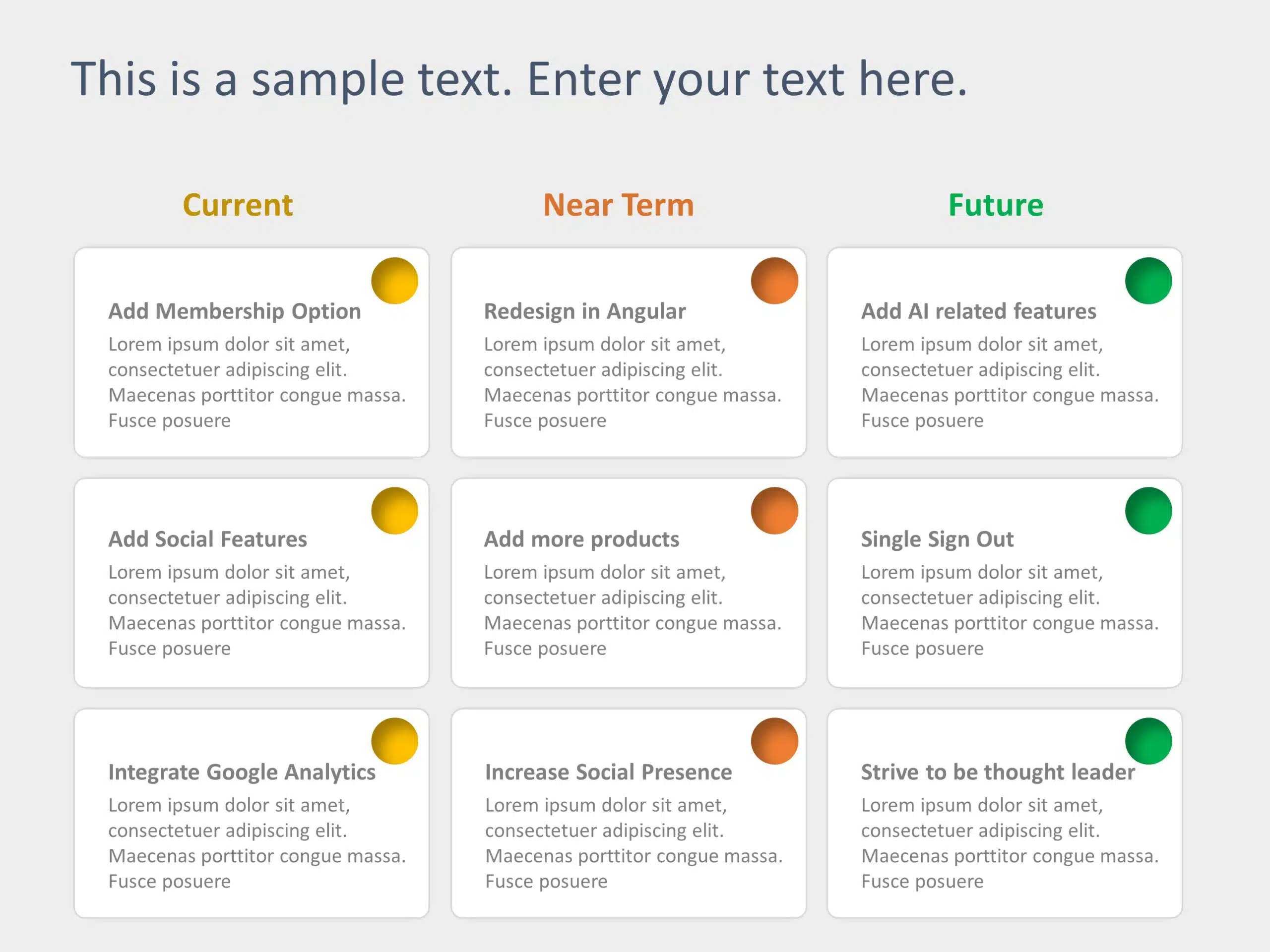 Product RoadMap 14 PowerPoint Template & Google Slides Theme