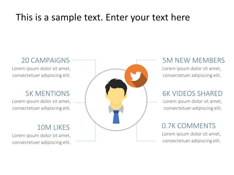 Social Media Analytics PowerPoint Template | SlideUpLift