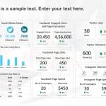 Monthly Social Media Update Dashboard 1 PowerPoint Template & Google Slides Theme