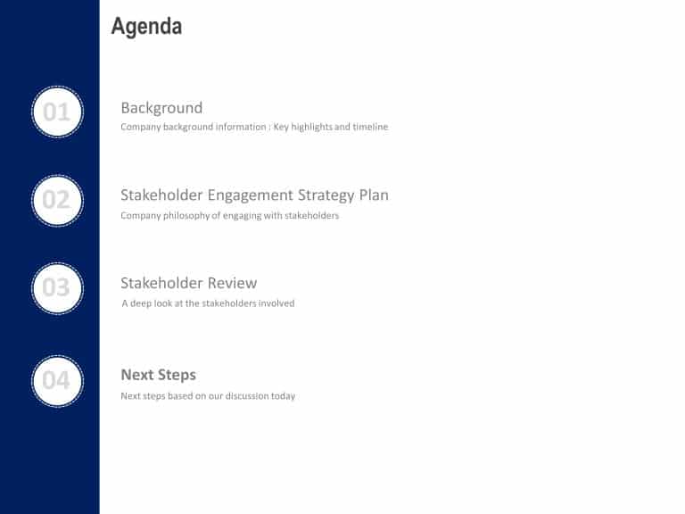 Stakeholder Engagement Strategy Deck PowerPoint Template & Google Slides Theme 10