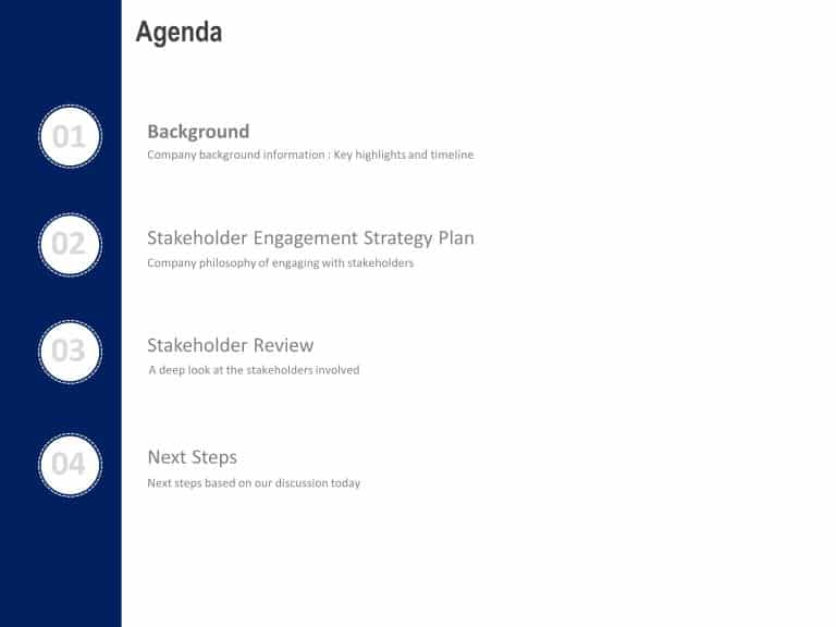 Stakeholder Engagement Strategy Deck PowerPoint Template & Google Slides Theme 1