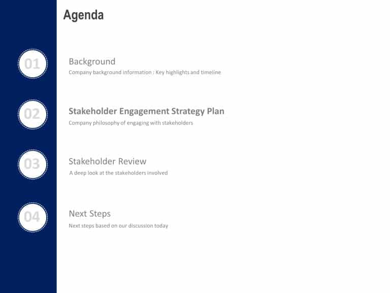 Stakeholder Engagement Strategy Deck PowerPoint Template & Google Slides Theme 3