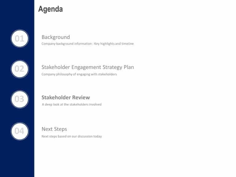 Stakeholder Engagement Strategy Deck PowerPoint Template & Google Slides Theme 5