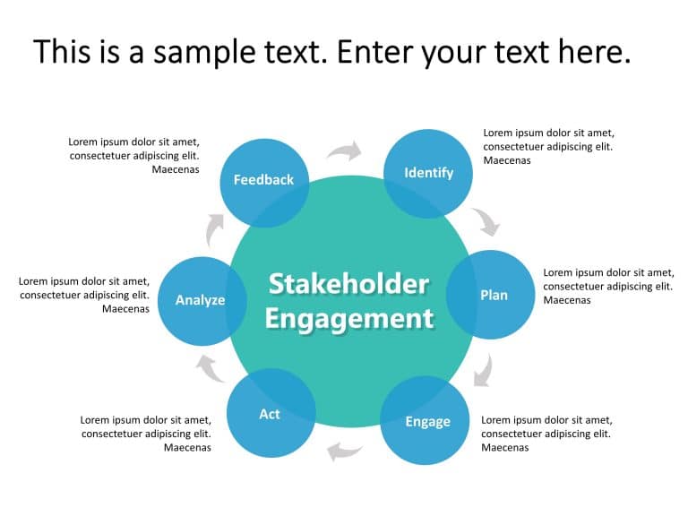 Stakeholder Engagement PowerPoint Template & Google Slides Theme