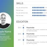 Employee Resume PowerPoint Template 7 & Google Slides Theme