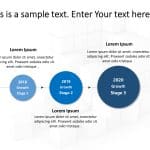 3 Steps Growth Driver PowerPoint Template