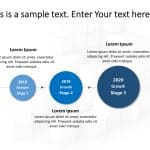 3 Steps Growth Driver PowerPoint Template & Google Slides Theme