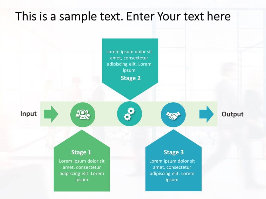 Input Output 3 PowerPoint Template