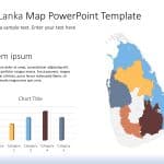 Sri Lanka Map 2 PowerPoint Template