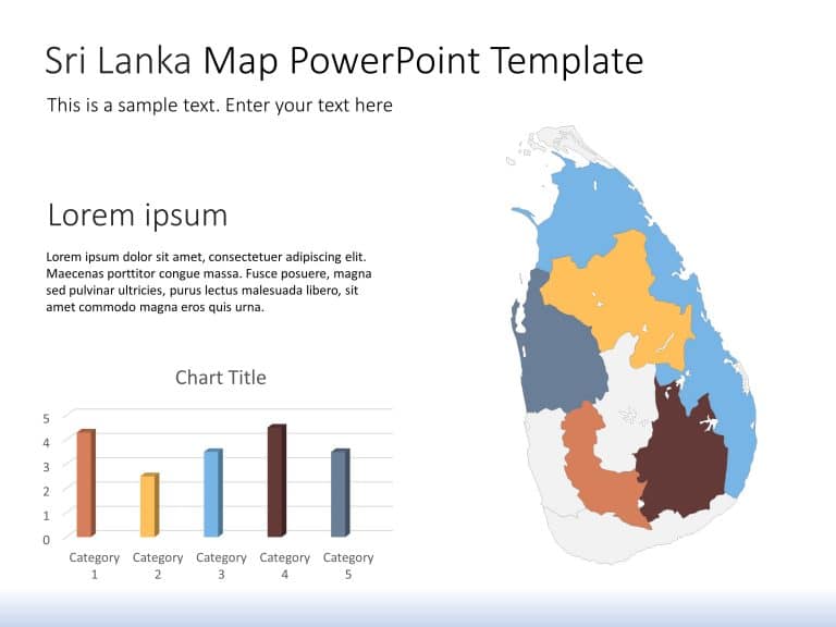 Sri Lanka Map PowerPoint Template & Google Slides Theme