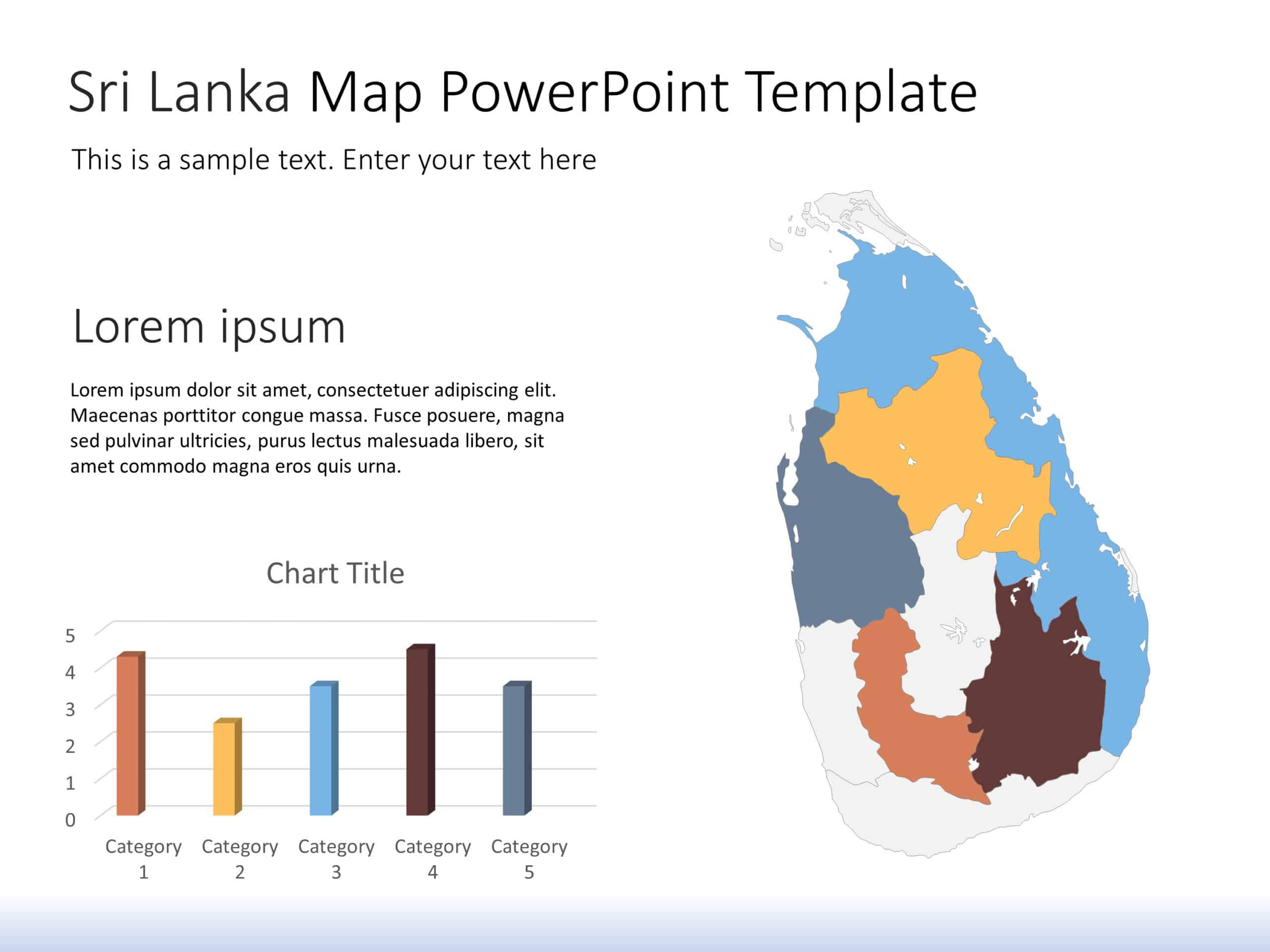 Sri Lanka Map PowerPoint Template