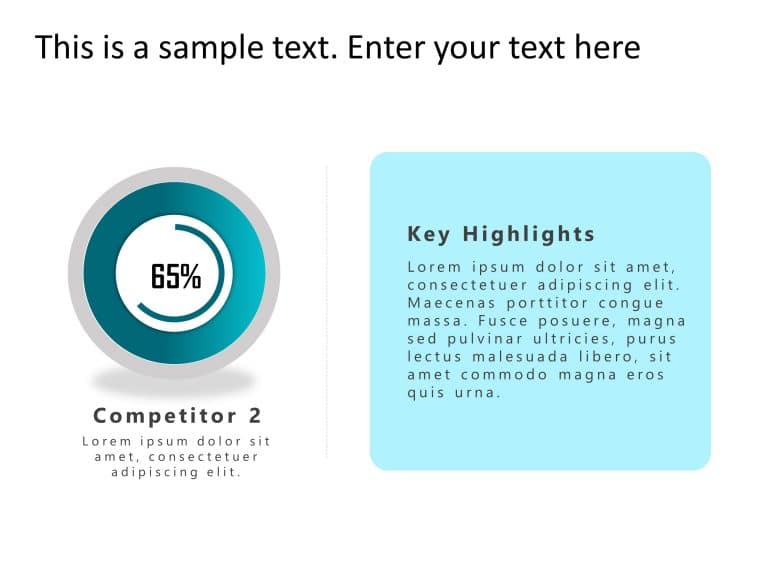 Free Competitor Analysis PowerPoint Template & Google Slides Theme 2