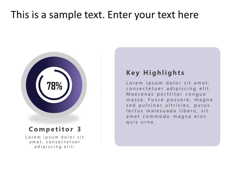 Free Competitor Analysis PowerPoint Template & Google Slides Theme 3