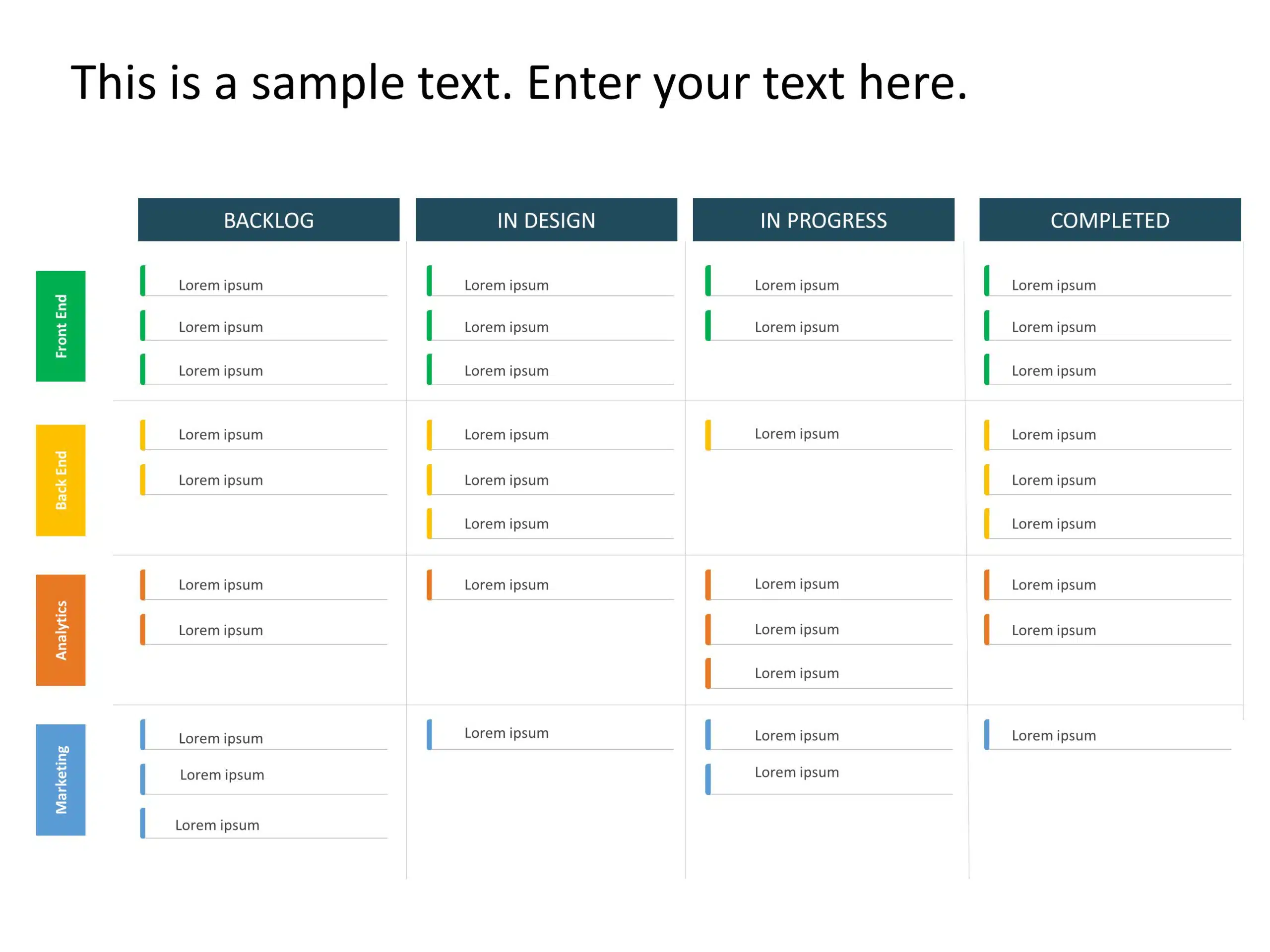 Powerpoint Product Roadmap Template