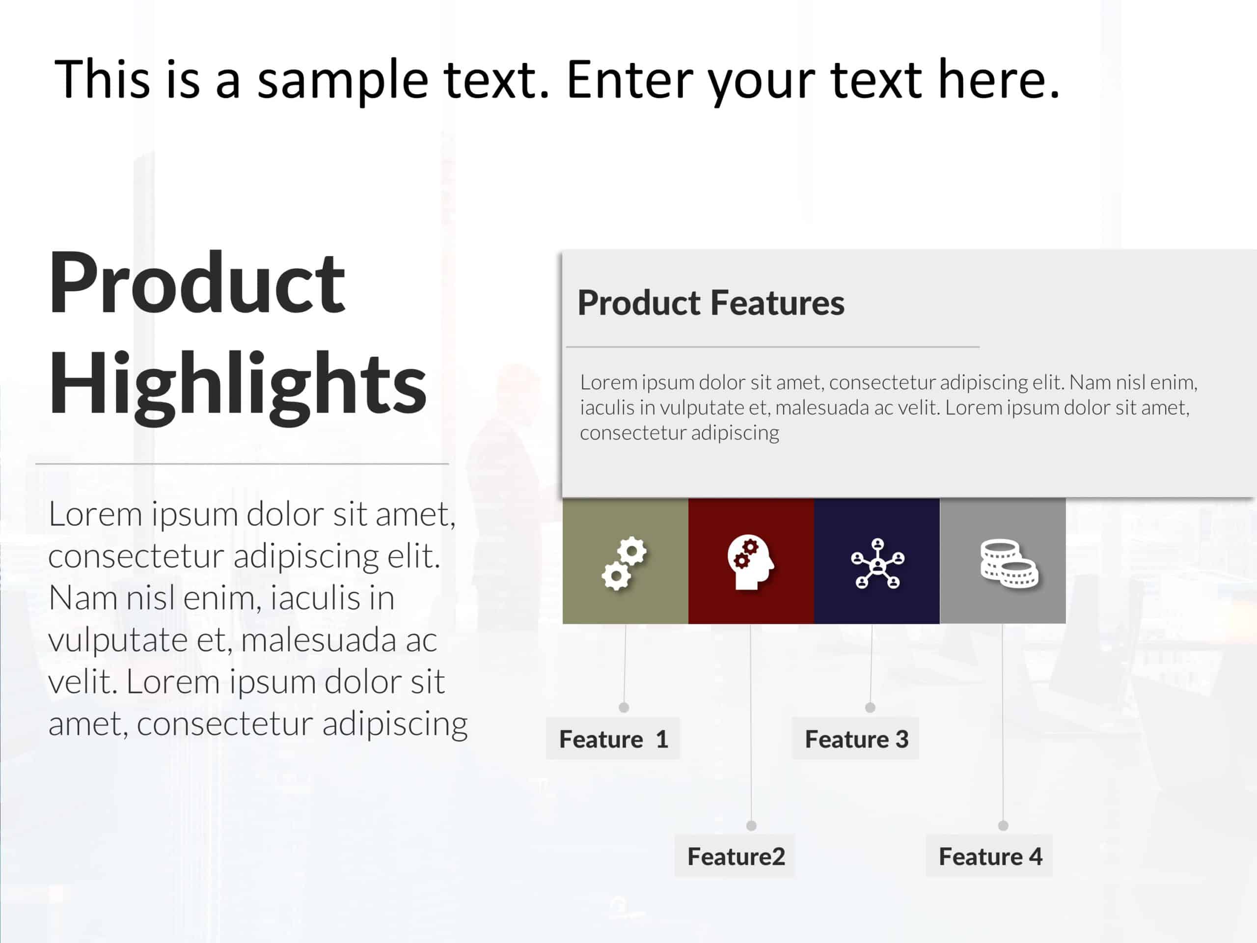 Detailed Product Features PowerPoint Template