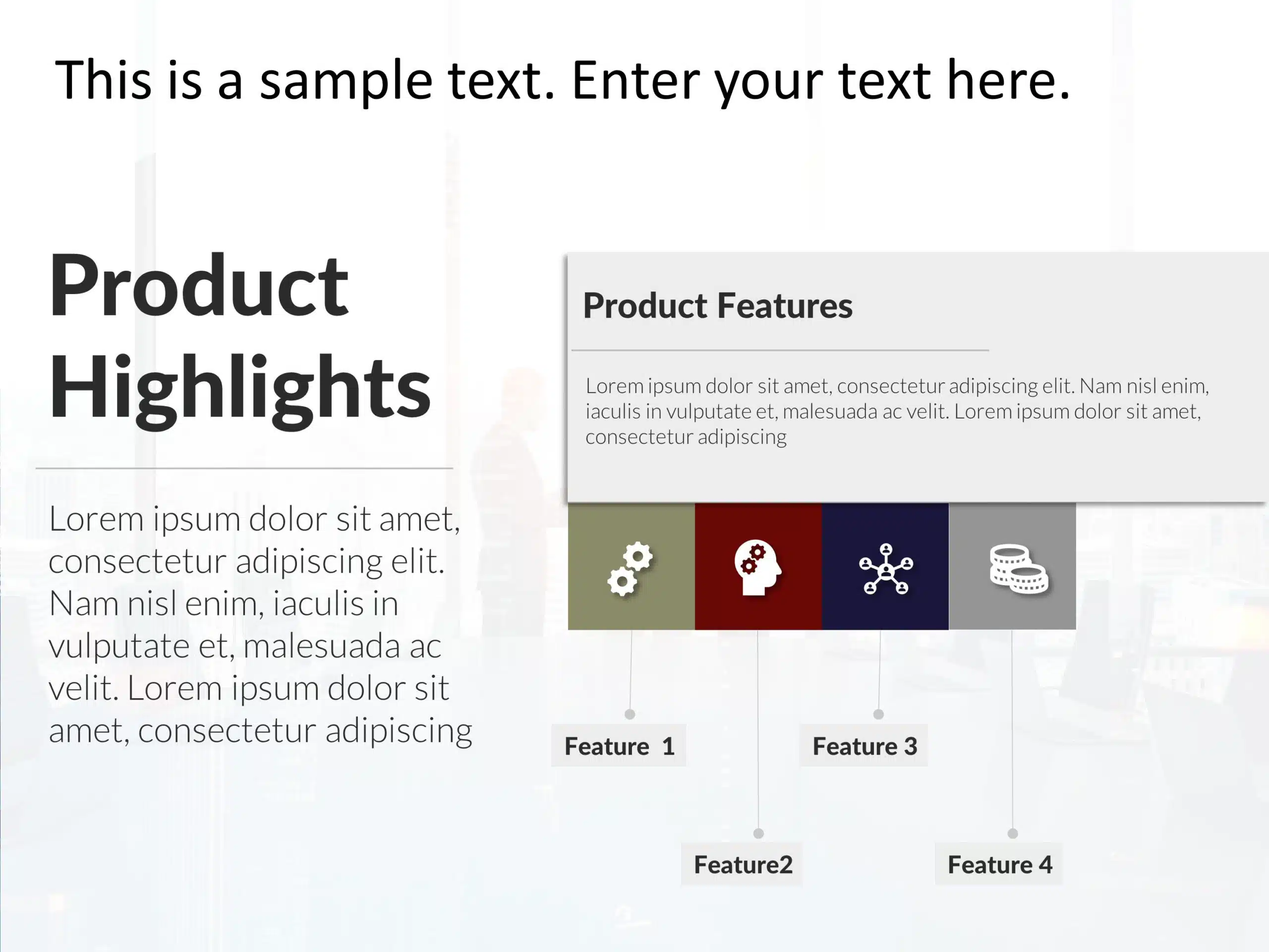 Detailed Product Features PowerPoint Template & Google Slides Theme