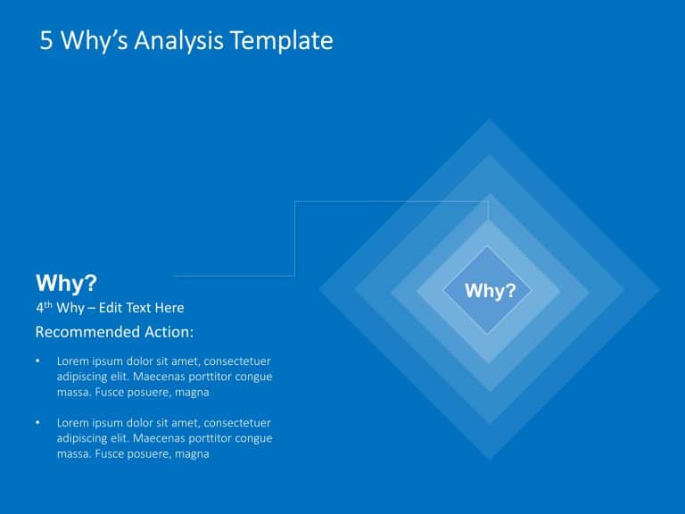 Detailed 5 Why Analysis PowerPoint Template & Google Slides Theme 4